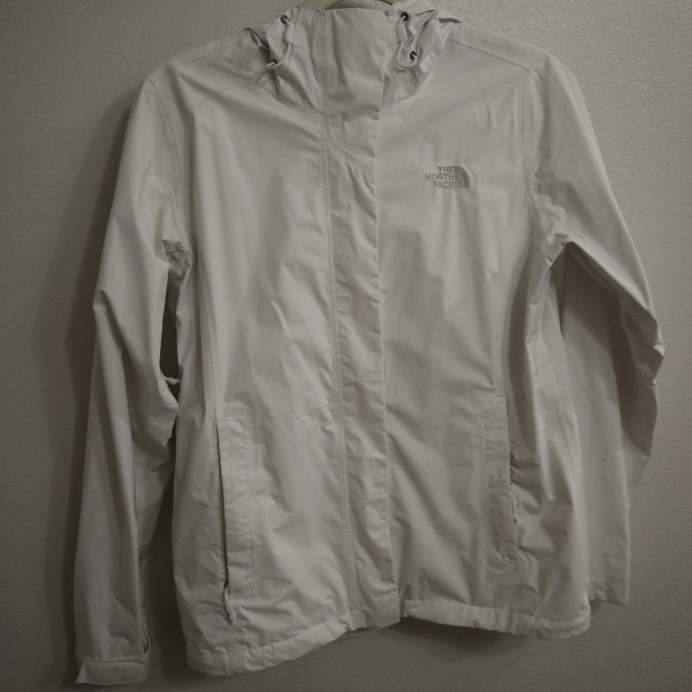 White rain coat
